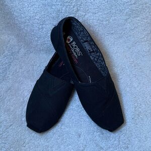 Skechers Black Slip-On Flats
